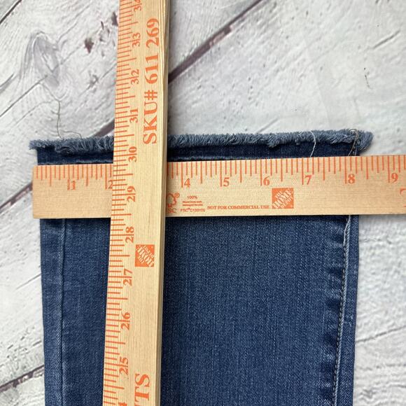 Judy Blue Jeans Womens 5/27 Mid Rise Bootcut Fit Fringe Hem - Picture 9 of 11
